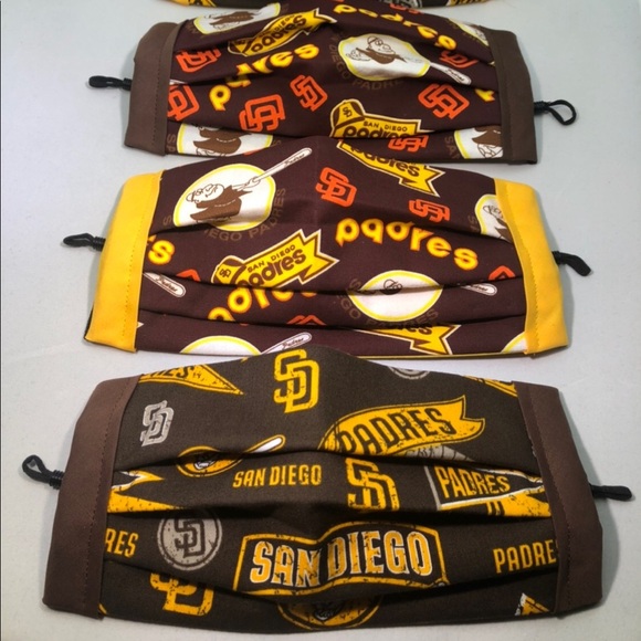 SAN DIEGO PADRE Face Mask - Adult Unisex O/S - Picture 2 of 8